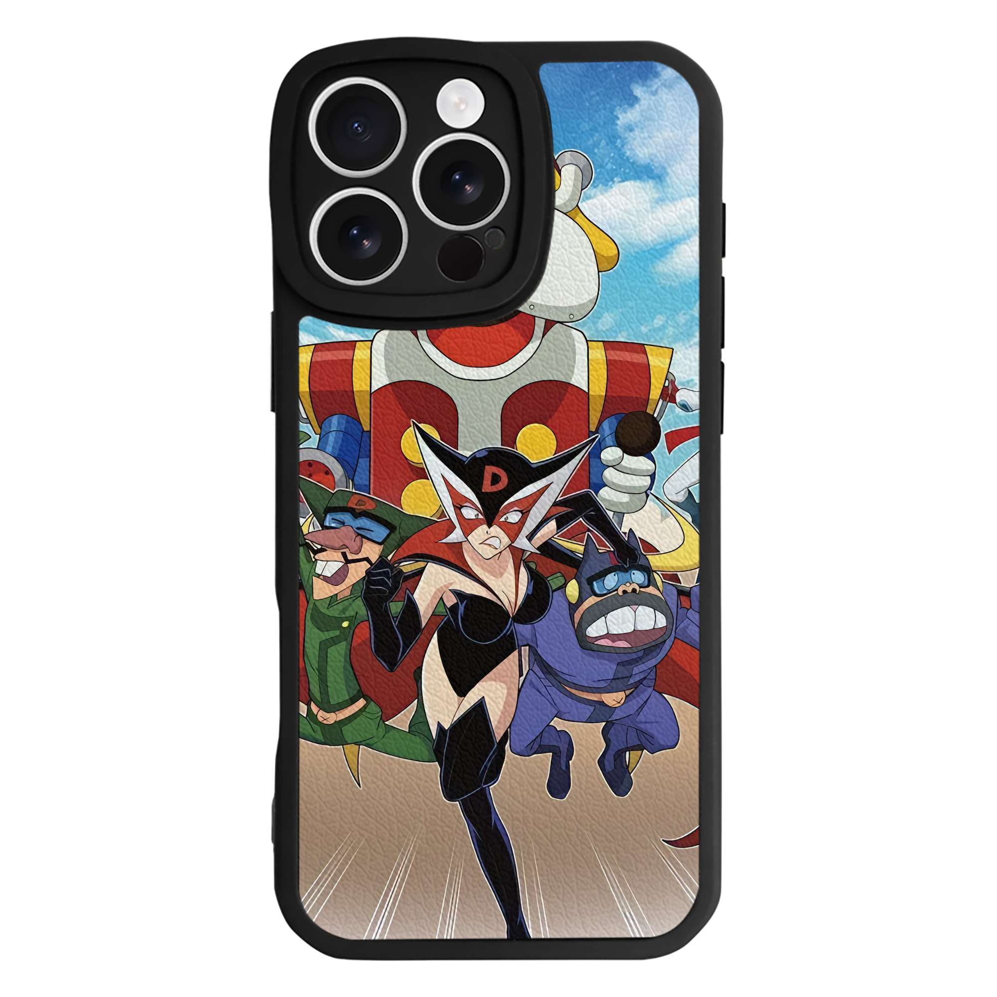 （画像用） アンパンマン Anpanman 【iPhone 16シリーズ対応】シリコンスマホケース（レザー調） 材質：シリコン